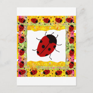 Postal Ladybug del Día de la Madre