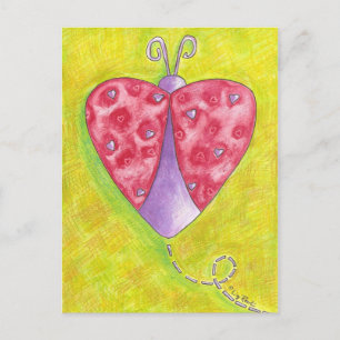 Postal Ladybug encantador