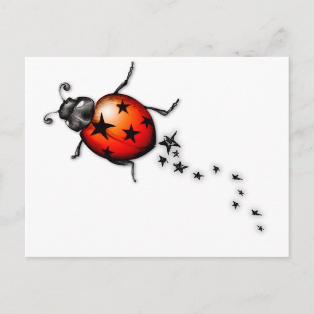 Postal Ladybug Rockstar (Anverso)