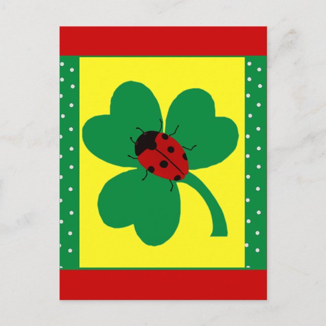 Postal Ladybugs de St. Patty (Anverso)