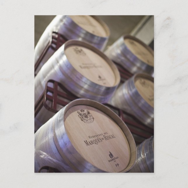 Postal Lagar de Bodega Marques de Riscal, bodega 2 (Anverso)