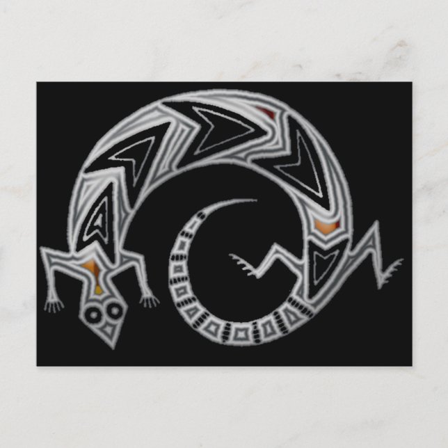 Postal lagarto15 (Anverso)