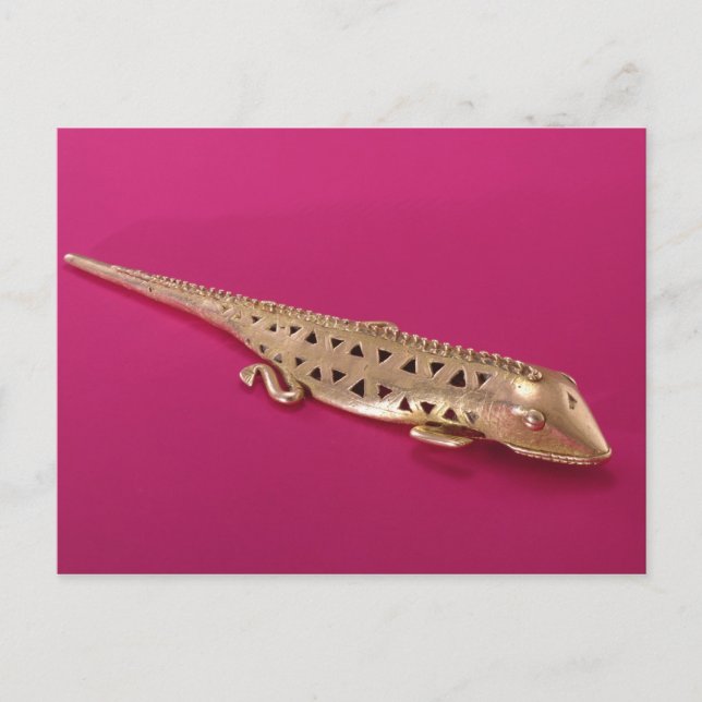 Postal Lagarto, de Colombia (Anverso)