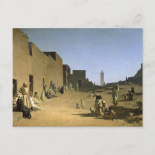 Postal Laghouat en el Sahara argelino, 1879