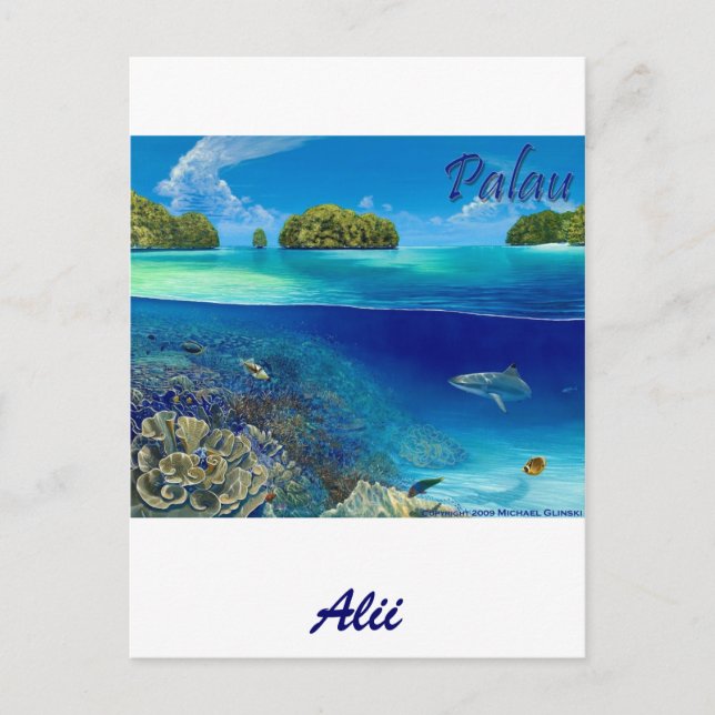 Postal Lago 3 Por Michael Glinski (Anverso)