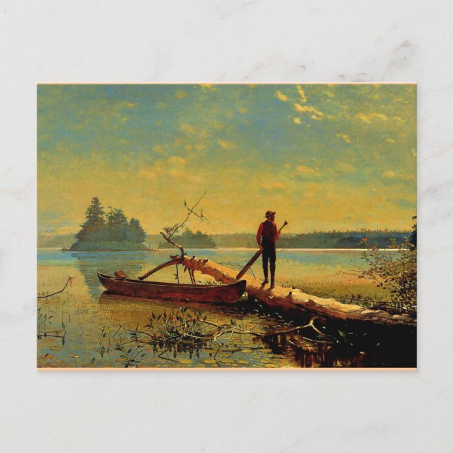 Postal Lago Adirondack (Anverso)