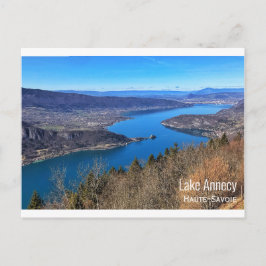 Postal Lago Annecy, Alta Saboya, Alpes Franceses