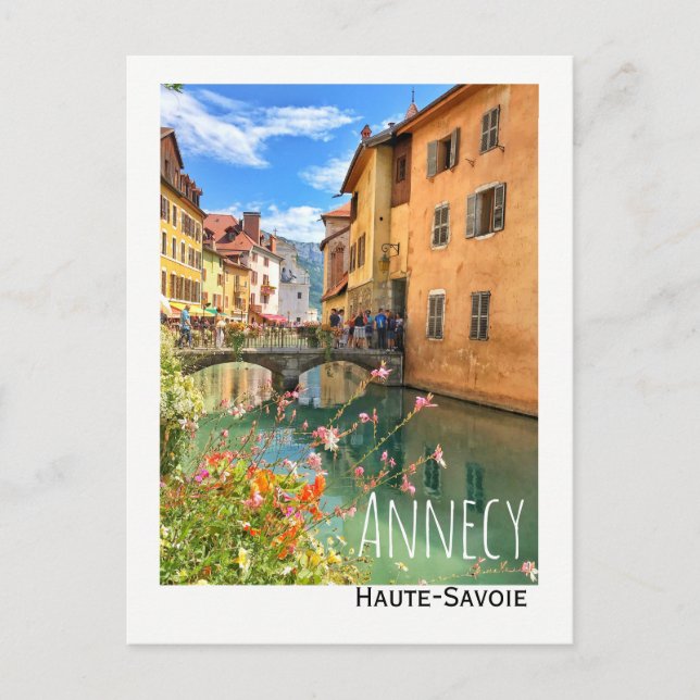 Postal Lago Annecy - Postcard (Anverso)