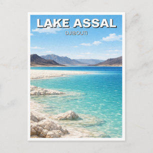 Postal Lago Assal Djibouti Viajes