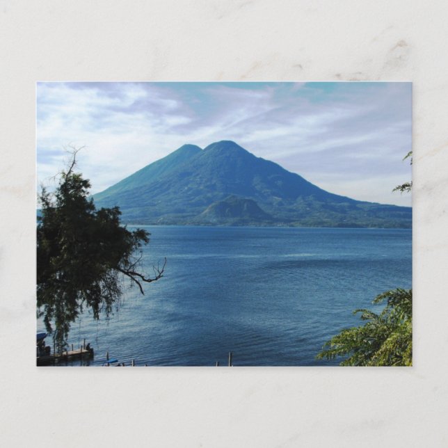 Postal Lago Atitlán (Anverso)