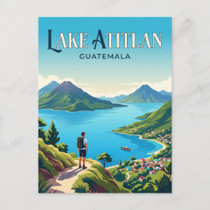 Postal Lago Atitlan Guatemala