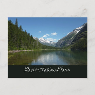 Postal Lago Avalanche I en el Parque Nacional Glaciar