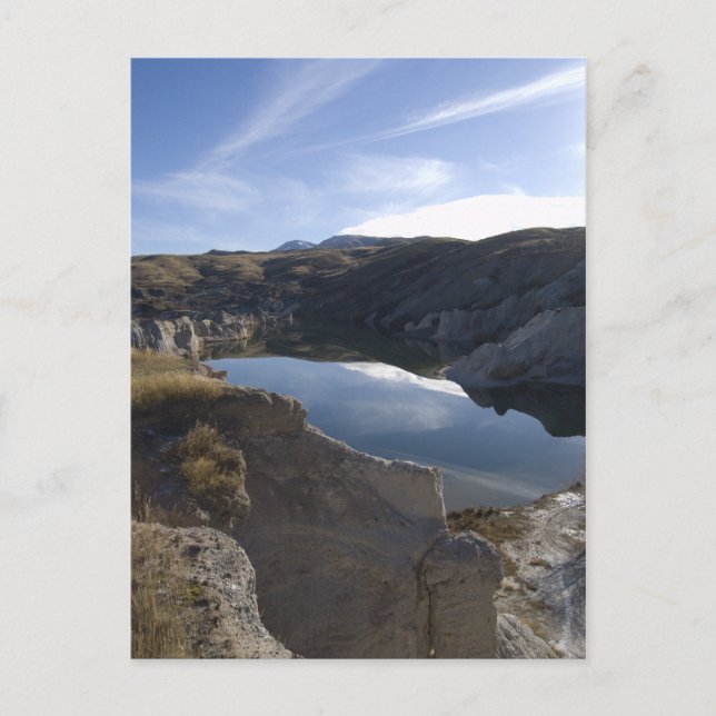 Postal lago azul (Anverso)
