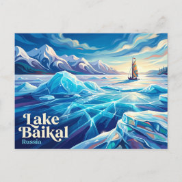 Postal Lago Baikal Rusia