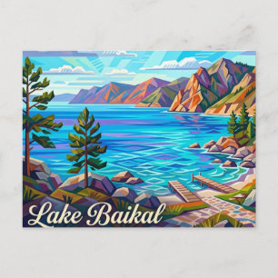 Postal Lago Baikal Rusia