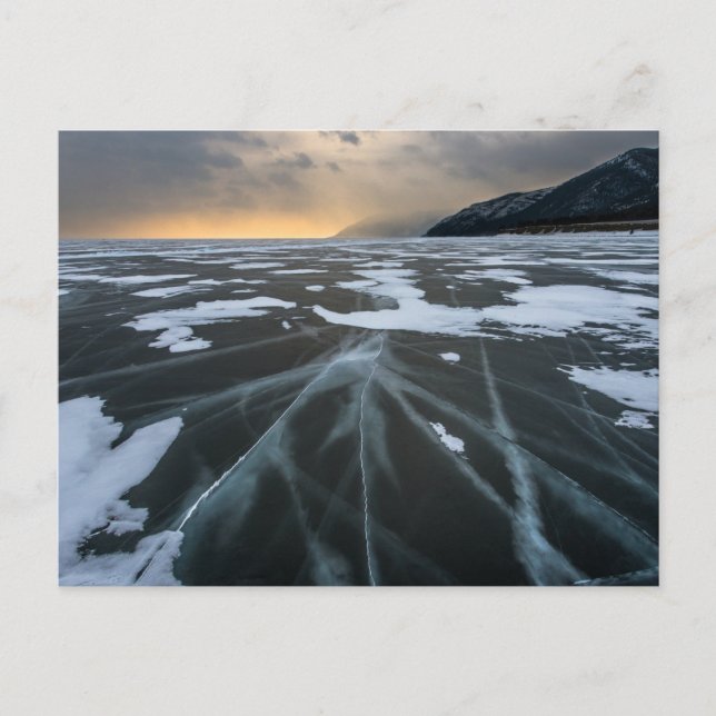 Postal Lago Baikal, Rusia (Anverso)