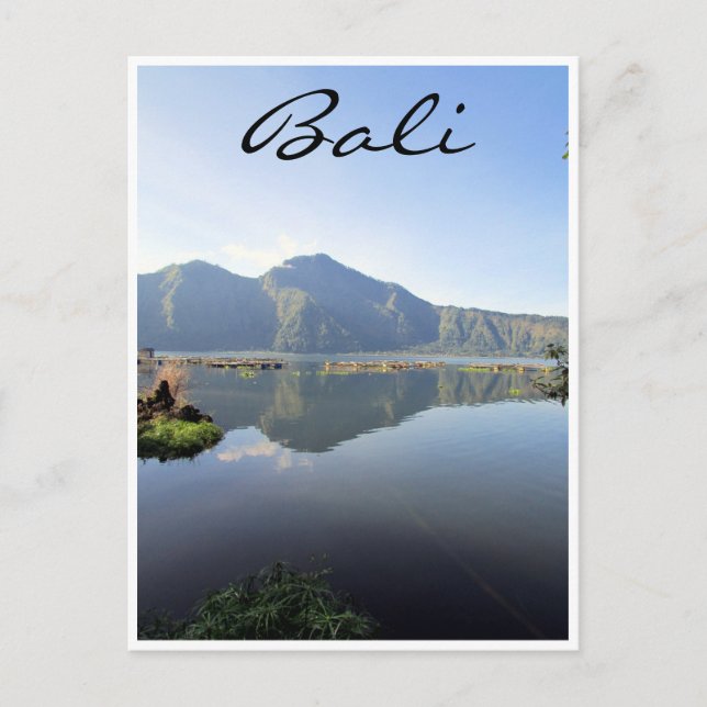 Postal lago batur bali (Anverso)