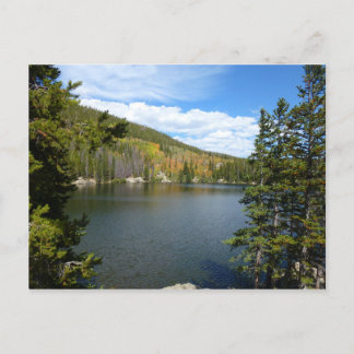Postal Lago Bear en el Parque Nacional de las Montañas Ro
