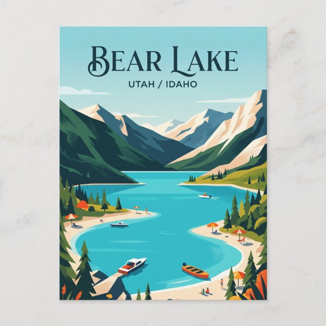 Postal Lago Bear USA (Anverso)