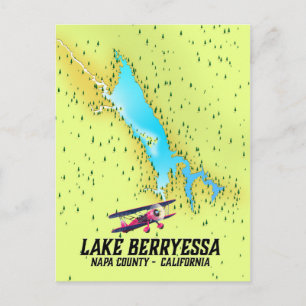 Postal lago Berryessa Condado de Napa, California