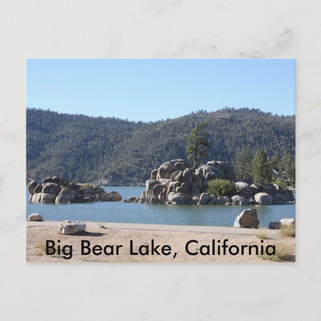 Postal Lago Big Bear, California (Anverso)