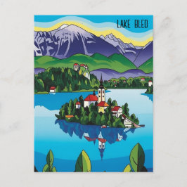 Postal Lago Bled Eslovenia