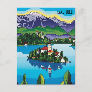 Postal Lago Bled Eslovenia