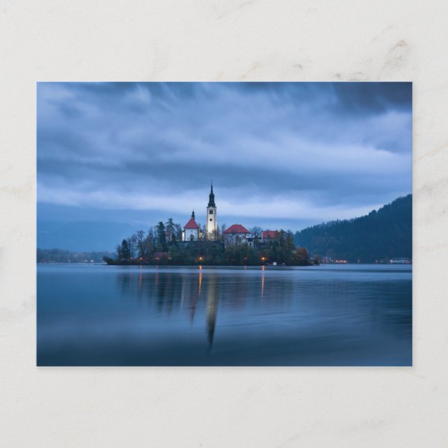 Postal Lago Bled, Eslovenia (Anverso)