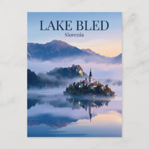 Postal Lago Bled Eslovenia