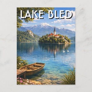 Postal Lago Bled Eslovenia