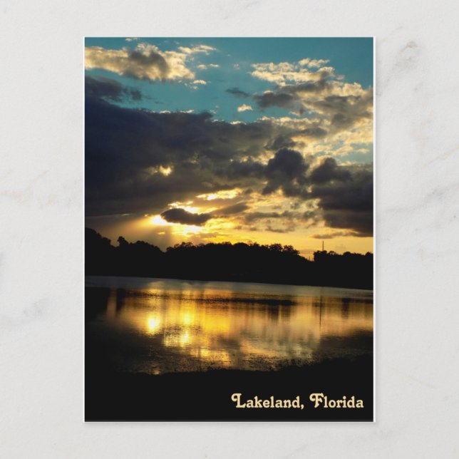 Postal Lago Bonny Lakeland Florida 4 (Anverso)