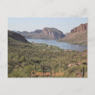 Postal Lago Canyon, Postcard de Arizona
