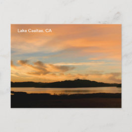 Postal Lago Casitas Sunrise