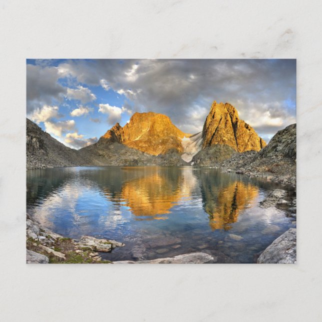 Postal Lago Catherine Banner Ritter Sunset - Sierra (Anverso)
