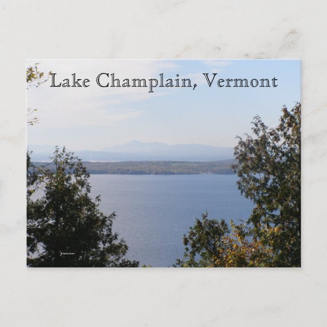 Postal Lago Champlain, Vermont (Anverso)