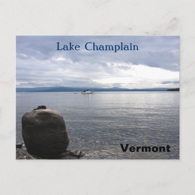 Postal Lago Champlain Vermont (Anverso)