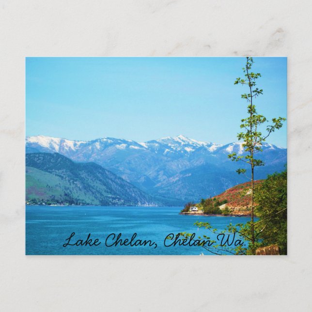 Postal Lago Chelan (Anverso)