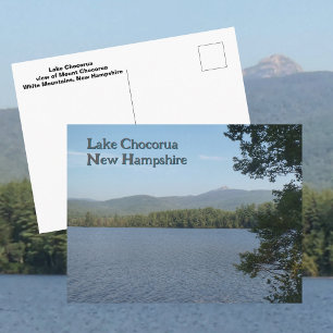 Postal Lago Chocorua Montañas Blancas New Hampshire Foto