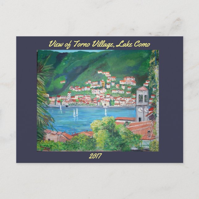 Postal Lago Como - Postcard (Anverso)
