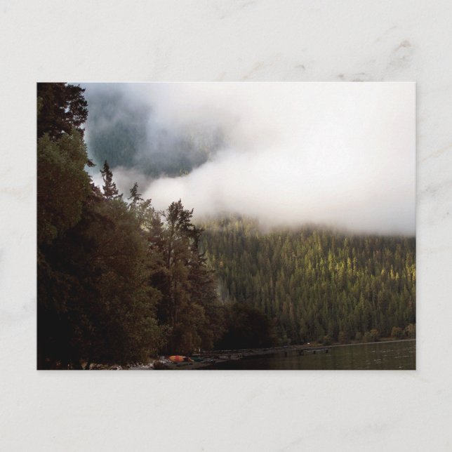 Postal Lago Crescent Washington (Anverso)