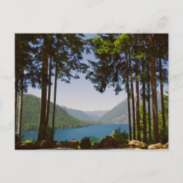 Postal Lago Cushman en verano