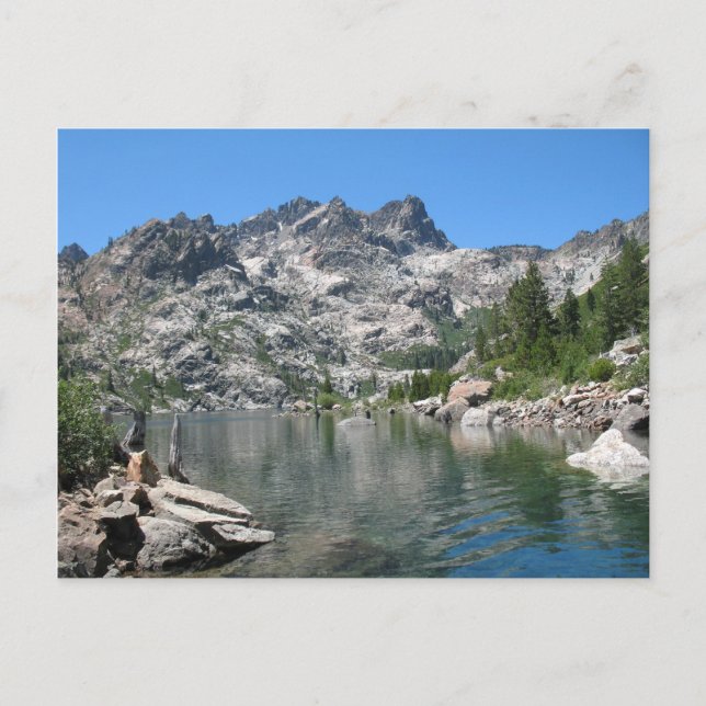 Postal Lago de Cerdeña Superior y Sierra de Buttes (Anverso)