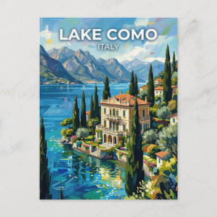 Postal Lago de Como Italia