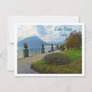 POSTAL LAGO DE COMO, ITALIA/ SERENIDAD PERFECTA