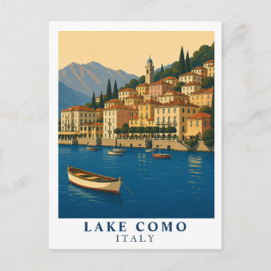 Postal Lago de Como Italia Viajes Antiguos Lagos Italiano