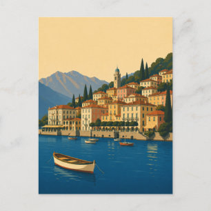 Postal Lago de Como Italia Viajes Antiguos Lagos Italiano
