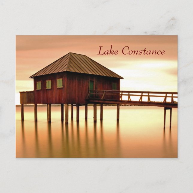 Postal Lago de Constanza cerca de Bregenz en Vorarlberg (Anverso)