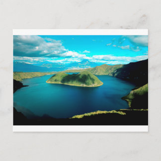Postal Lago de cráteres volcánicos de Paradise