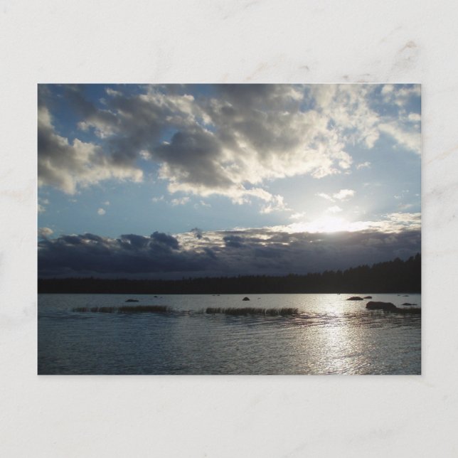Postal Lago de Finlandia (Anverso)