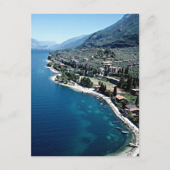 Postal Lago de Garda, Italia (Anverso)